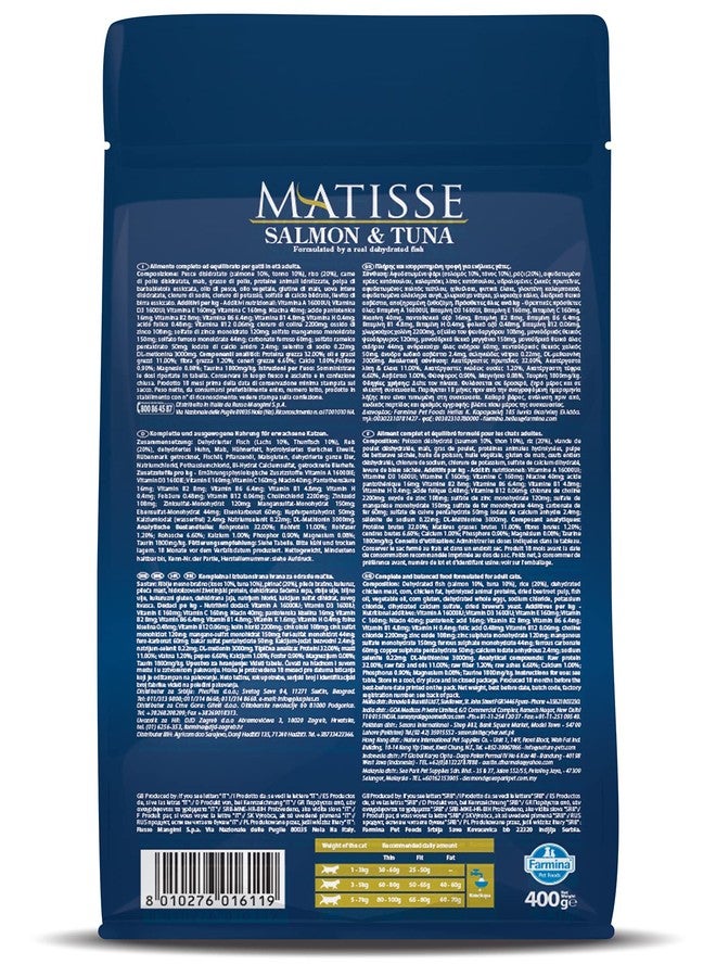 Farmina Matisse - Salmon & Tuna - Cat Dry Food - Adult (Pack of 2, Each 400Gms) - Image 2